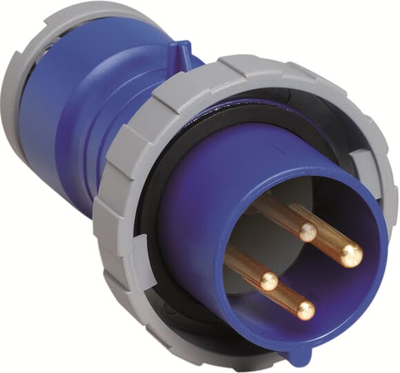 Product image for ABB ABB430P9W IEC PLUG 30A 3P4W 3PH