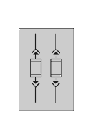 Product image for Midwest U035F2 Metallic Fusible AC Disconnect, 30A 1-Phase 120/240V 3hp, 5" x 7" Cabinet Size