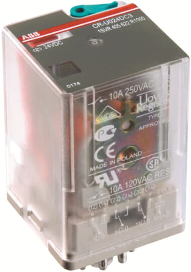 ABB 1SVR405621R7000 CR-U110AC2 PLUG Product image for ABB 1SVR405621R7000 CR-U110AC2 PLUG