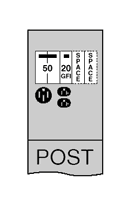 Product image for MIDWEST U355GP6 MW 100A POST 50/20
