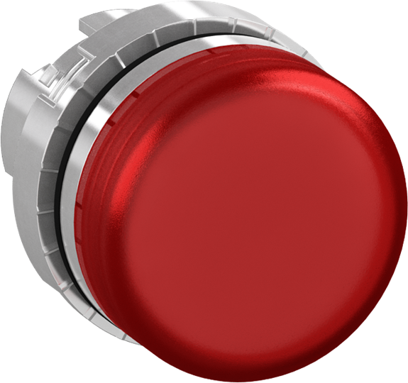 Product image for GE Control P9MLRD Red Diffused Lens Pilot Light