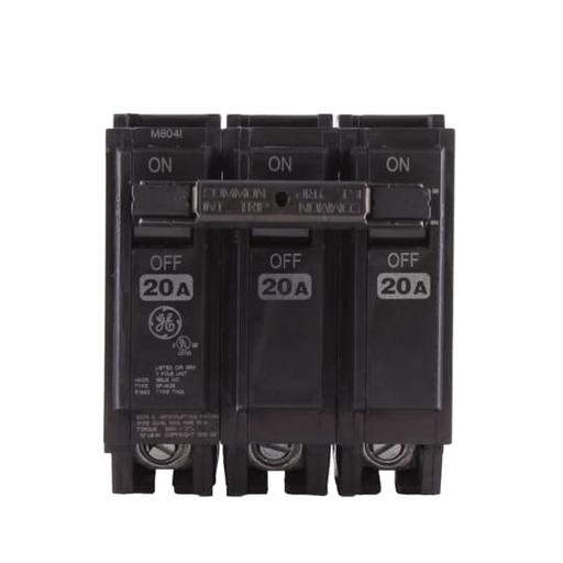 Product image for GE THQL32020 CIRCUIT BREAKER 3P 20