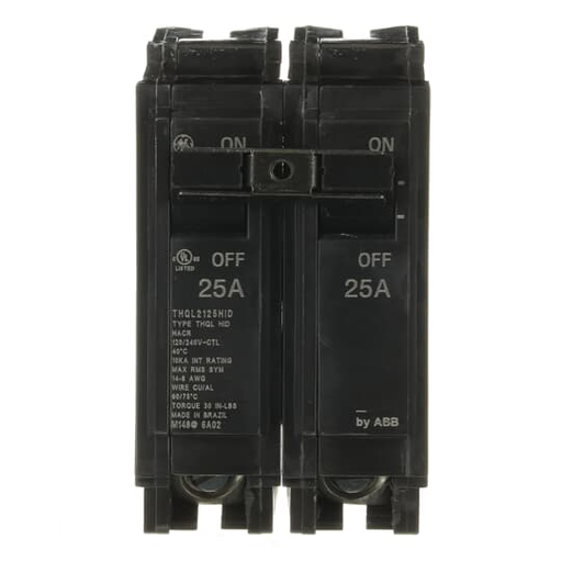 Product image for GE THQL2125HID CIRCUIT BREAKER 2P 2