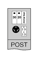 Product image for MIDWEST U041CP4010 MW 70A PAD POST