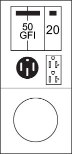 Product image for MIDWEST M055C033U 70A SURFACE MTRD