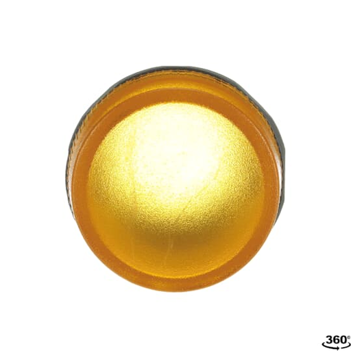 Product image for Thomas & Betts ML1-100Y Yellow Lens Pilot Light