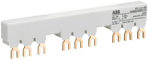 Product image for ABB PS1-3-1-65 MS116/132 BUSBAR 65A
