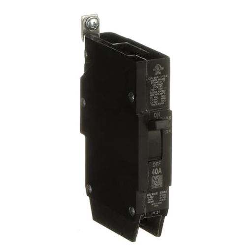 Product image for GE Industrial Solutions TEY140 1-Pole 40 Amp Circuit Breaker