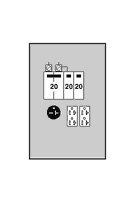 Product image for MIDWEST U038C010 100A SURFACE 20/20