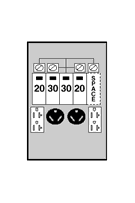 Product image for MIDWEST U131CTL010 100A SURFC 30/30