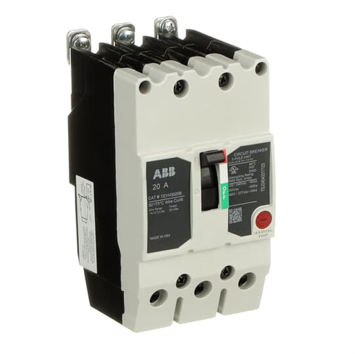 Product image for GE TEYH3020B 20A 3POLE 35KA 480/277