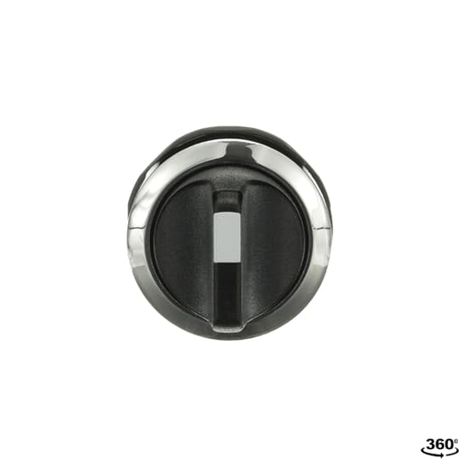 Product image for ABB M2SS2-30B 2POS,KNOB,A-C,BLK,MTL