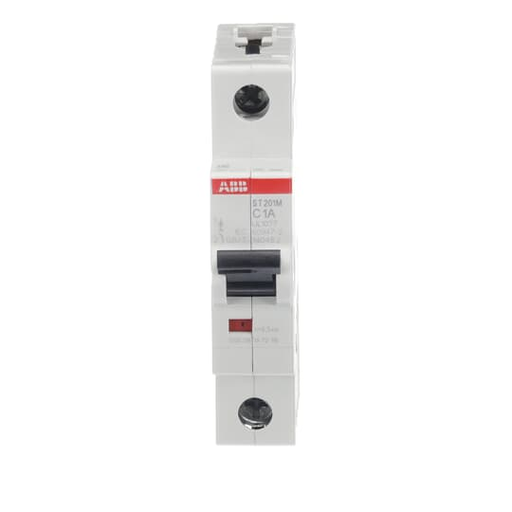 Product image for ABB ST201M-C1 MCB ST200M 1P C 1A UL