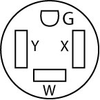 Product image for MIDWEST BR64U 60A RECEPT - 3P4W GRO