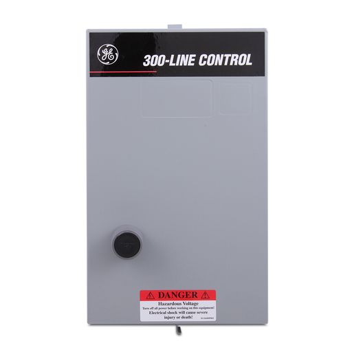 Product image for GE CR306J102 Single-Phase Magnetic Starter, NEMA Type-1, Size 0, 18amp 115-120V, 1 HP