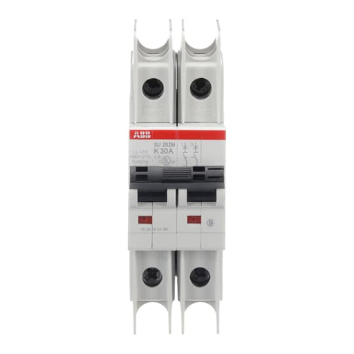 Product image for ABB SU202M-K30 UL489 MCB 2P K 30A 4