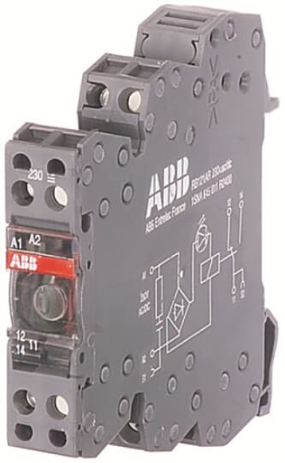 Product image for Thomas & Betts 1SNA645012R2500 Rb122A 24 VAC/VDC Relay