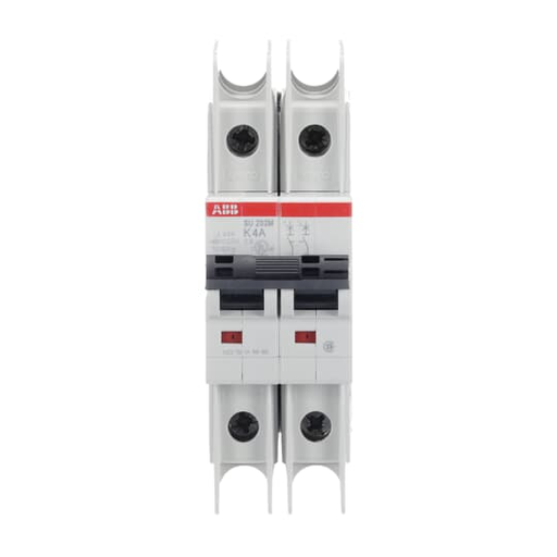 Product image for ABB SU202M-K4 UL489 MCB 2P K 4A 480