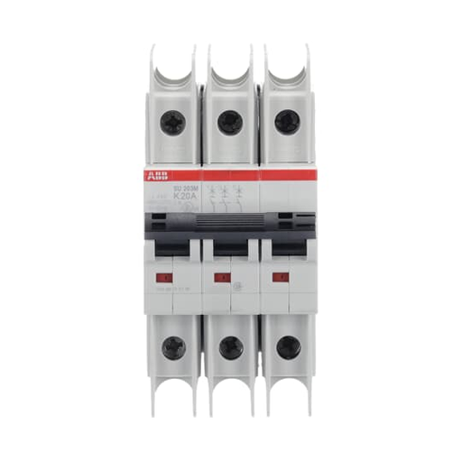 Product image for ABB SU203M-K20 UL489 MCB 3P K 20A 4