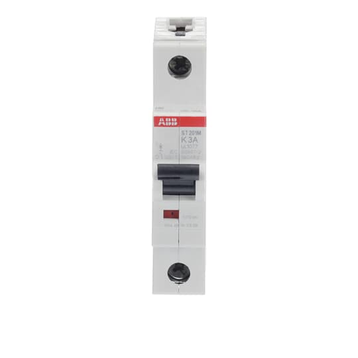 Product image for ABB ST201M-K3 MCB ST200M 1P K 3A UL