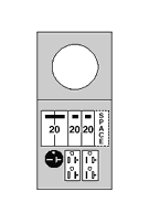 Product image for Midwest Electric Products M038C010 120/240 Volt 100 Amp Galvanized Steel Ring Type Metered Power Outlet