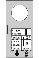 Product image for MIDWEST M255GP6 200A POST MTRD