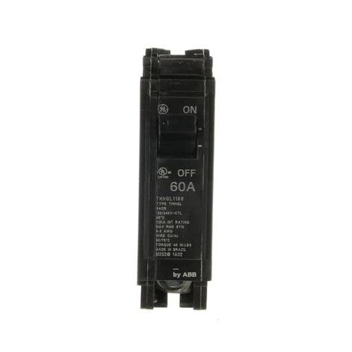 Product image for GE THHQL1160 CIRCUIT BREAKER 1P 60