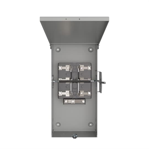 Product image for GE TG4323 100A 240V 4-Wire 3-Pole General Duty Fusible Safety Switch, NEMA 1