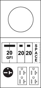 Product image for MIDWEST R038C033 100A SURFACE MTRD