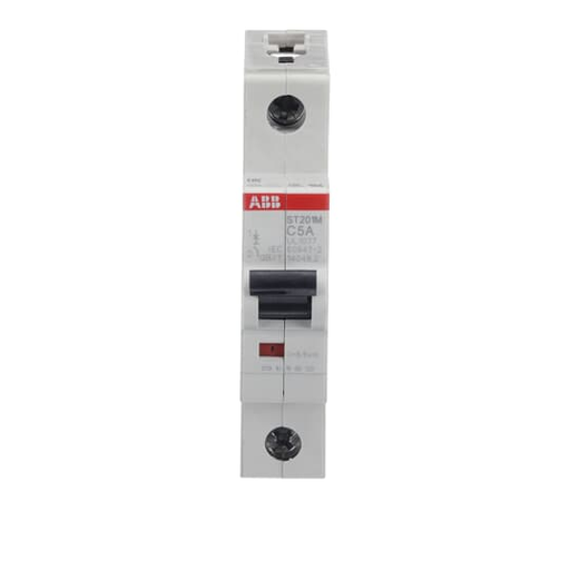 Product image for ABB ST201M-C5 MCB ST200M 1P C 5A UL