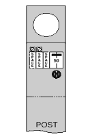 Product image for MIDWEST M354CP6 100A POST MTRD 50A