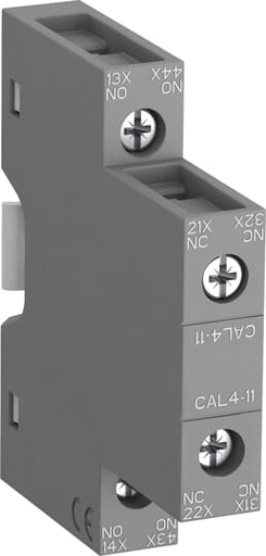 Product image for Thomas & Betts CAL4-11 1NO 1NC 4 and 8-Pole Contact Block