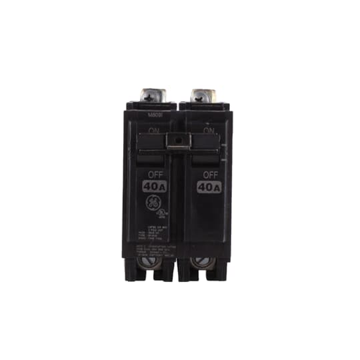 GE THQB2140 THQB MCB 40A 10kA 2P 12 Product image for GE THQB2140 THQB MCB 40A 10kA 2P 12