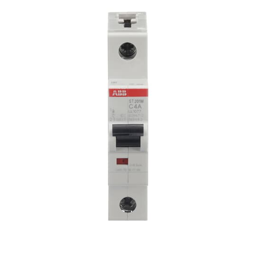 Product image for ABB ST201M-C4 MCB ST200M 1P C 4A UL