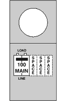 Product image for Midwest M101CP6 Metered Service Equipment, Ring Type, 100A 120/240V, 3-Spaces, Pedestal Mount, Inline Post, Circuit Protection & Load Center, Galvanized Steel, NEMA-3R