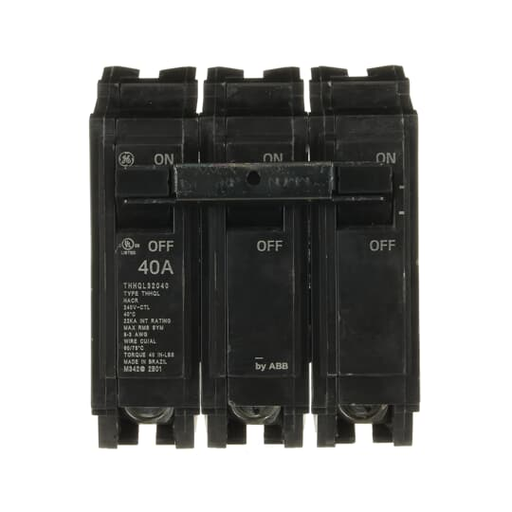 Product image for GE THHQL32040 CIRCUIT BREAKER 3P 40
