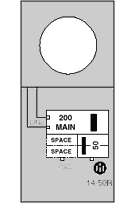 Product image for MIDWEST M254CP6 200A POST MTRD