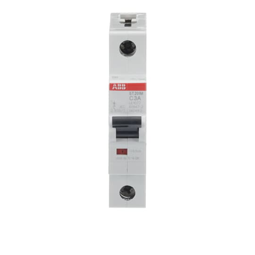 Product image for ABB ST201M-C3 MCB ST200M 1P C 3A UL