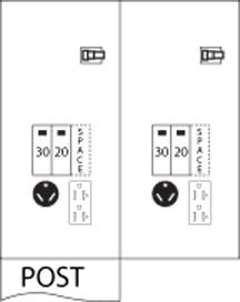 Product image for MIDWEST U041CB6L10 70A B/B POST 30/