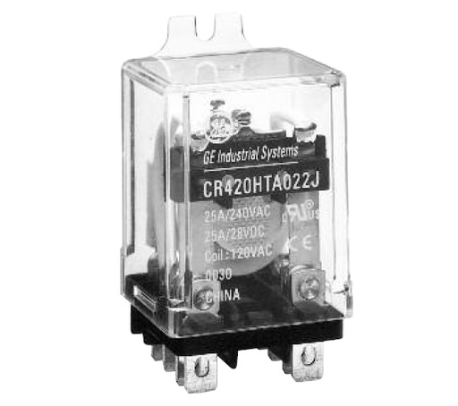 Product image for GE CR420HPC033J RELAY BLADE 3PDT 1