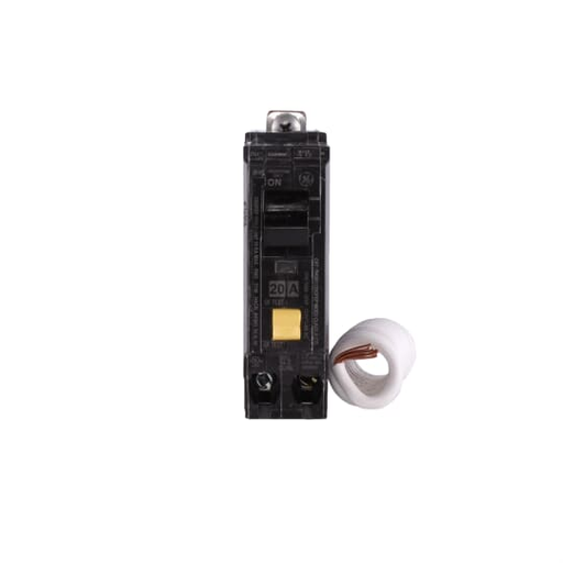 Product image for GE Industrial Solutions THQB1120GFEP 1-Pole 120 Volt 10 K 20 Amp Circuit Breaker
