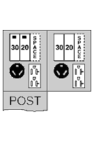Product image for MIDWEST U041CB6010 70A B/B POST 30/
