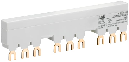 Product image for ABB PS1-3-1-100 MS116/132 BUSBAR 92