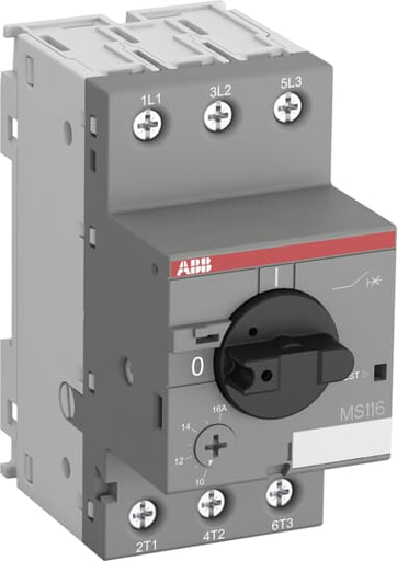 Product image for ABB MS116-1.6 3P MMP 1.0-1.6A RANGE