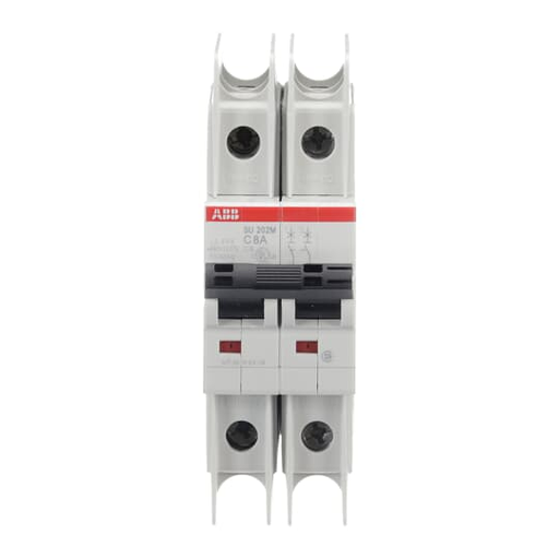 Product image for ABB SU202M-C8 UL489 MCB 2P C 8A 480