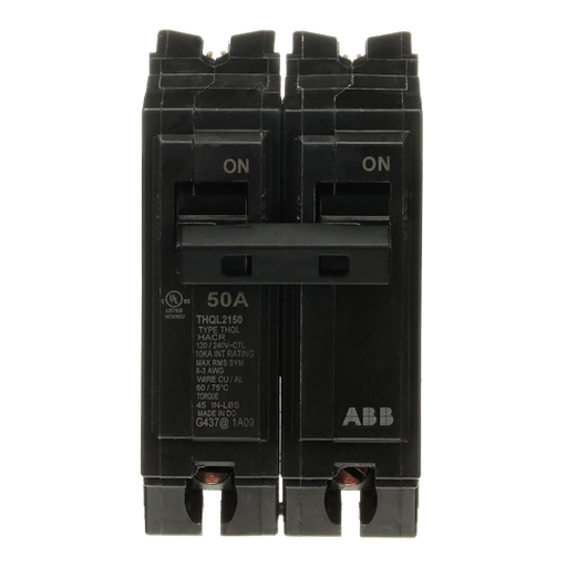 THQL 2 POLE 120/240V 10K IC 50AMP