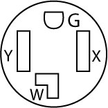 Product image for MIDWEST BR34 30A RECEPT - 3P4W GROU