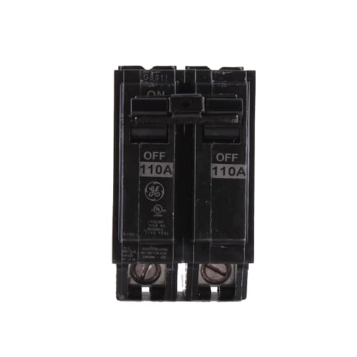 Product image for GE Industrial Solutions THQL21110 2-Pole 120/240 Volt 110 Amp Circuit Breaker