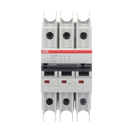 Product image for ABB SU203M-K6 UL489 MCB 3P K 6A 480