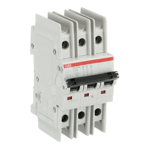 Product image for ABB SU203M-C2 UL489 MCB 3P C 2A 480
